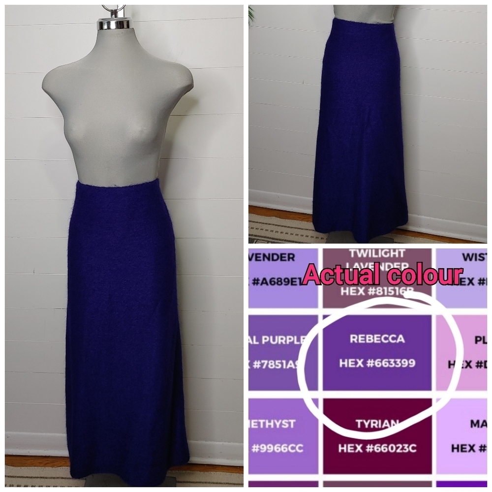 GIANFRANCO Ferre Forma fleece wool skirt size 22